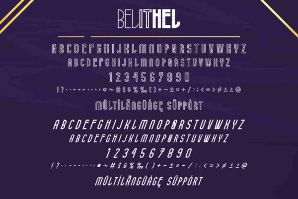 Belithel Sans Serif Font - Image 5