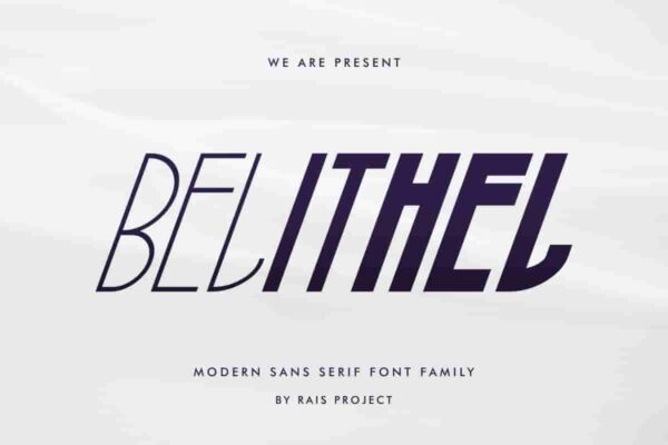 Belithel Sans Serif Font - Image 4