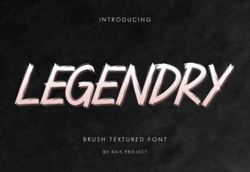 LEGENDRY BRUSH Font