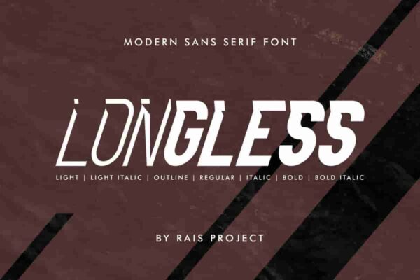 Longless Sans Serif Display Font - Image 3