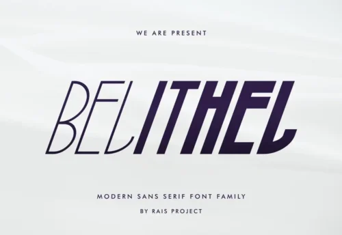 Belithel Sans Serif Font