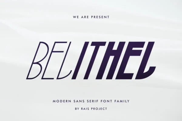Belithel Sans Serif Font