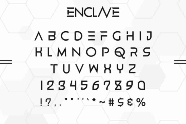 ENCLAVE Sans Serif Font - Image 4