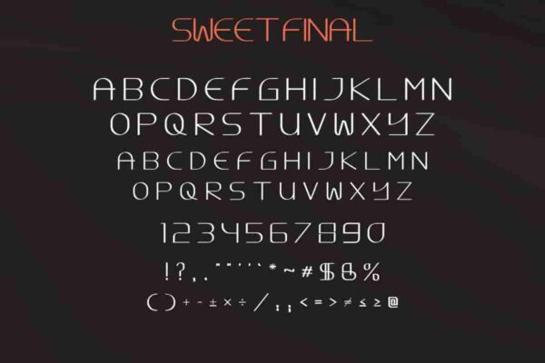 Sweet Final Display Font - Image 3