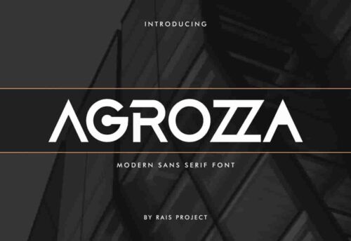 AGROZZA Sans Serif Font
