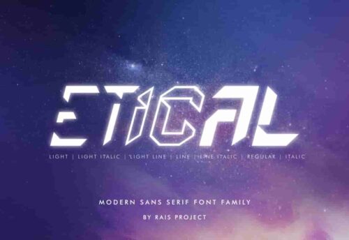 Etical Sans Serif Font