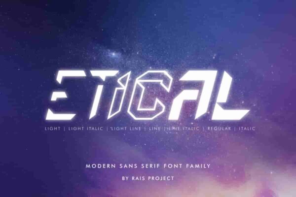 Etical Sans Serif Font