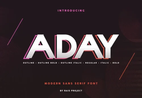 Aday Sans Serif Font