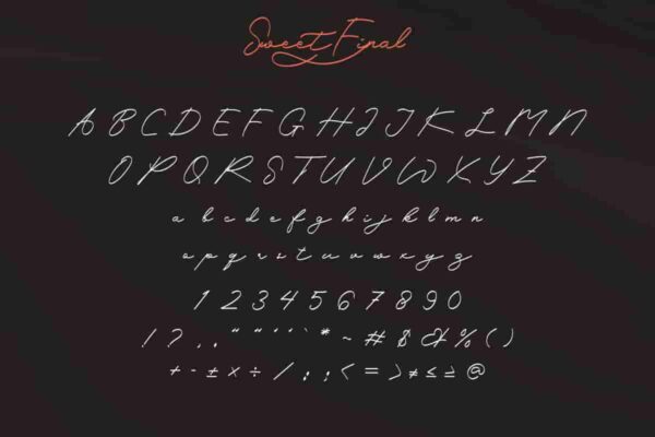 Sweet Final Display Font - Image 6