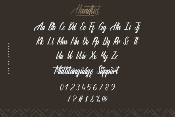 Handlist Calligraphy Font - Image 8