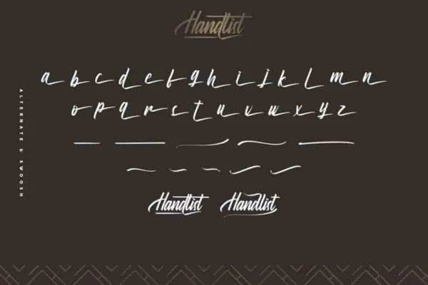 Handlist Calligraphy Font - Image 2