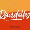 Randelles Brush Font