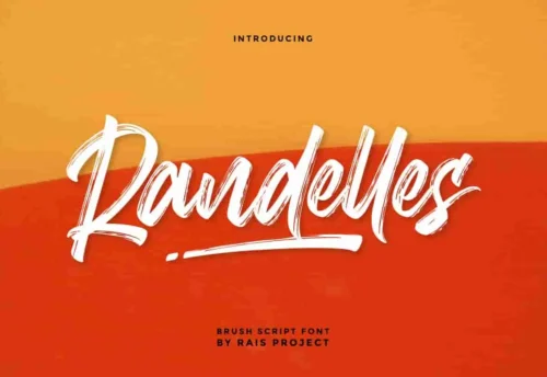 Randelles Brush Font