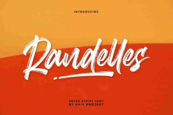 Randelles Brush Font