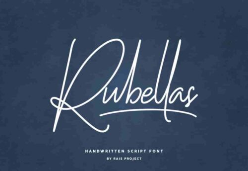 Rubellas script Font