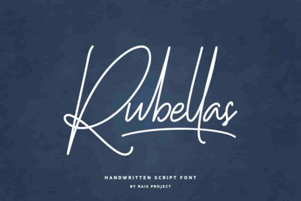 Rubellas script Font