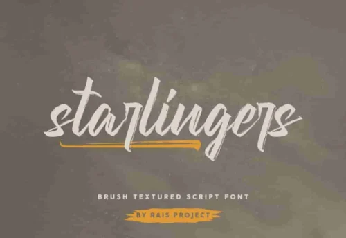 Starlingers Brush Font