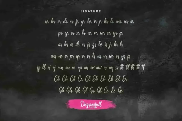 Disgracefull Brush Font - Image 4