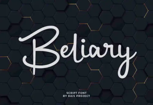 Beliary Handwriting Font