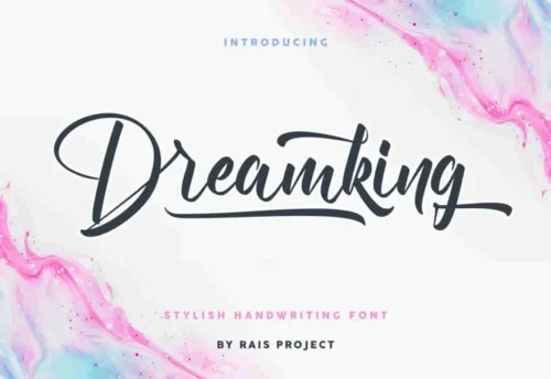Dreamking Calligraphy Font