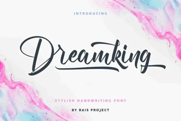 Dreamking Calligraphy Font