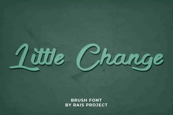Little Change Brush Font - Image 18