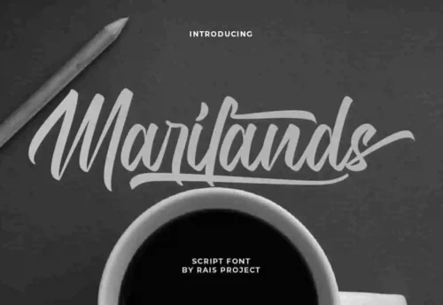 Marilands Calligraphy Font