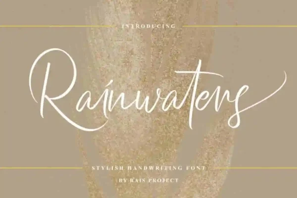 Rainwaters Handwriting Font