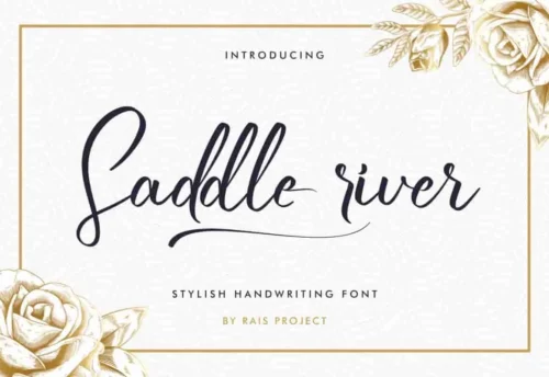 Saddle River Handwriting Font