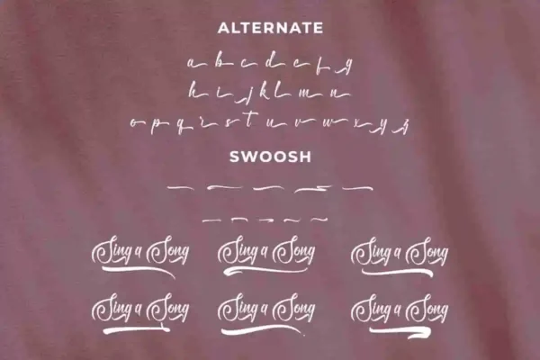 Sing A Song Handwriting Font - Image 6