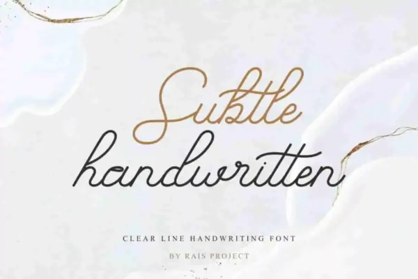 Subtle Handwritten Monoline Font - Image 10