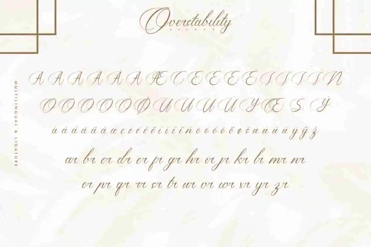 Overstability Handwriting Font - Image 5