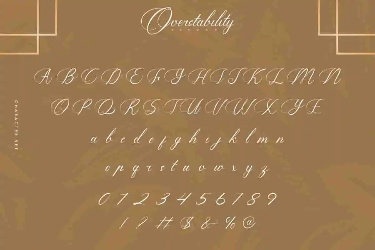 Overstability Handwriting Font - Image 7