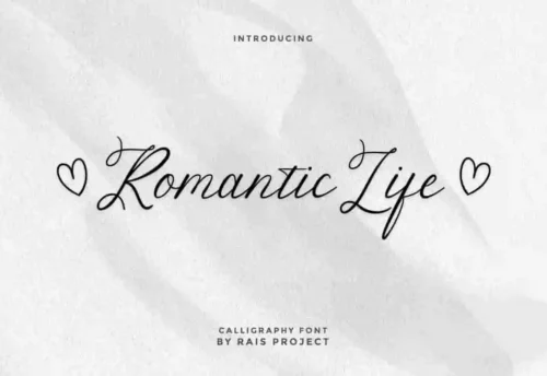 Romantic Life Handwriting Font
