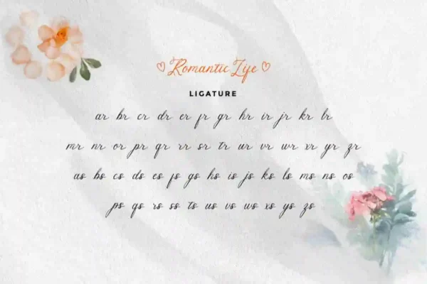 Romantic Life Handwriting Font - Image 6