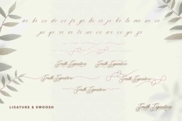 Smith Signature Font - Image 7