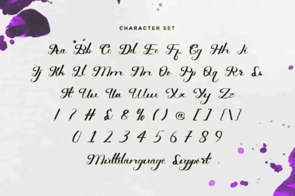 Ustopia calligraphy Font - Image 5