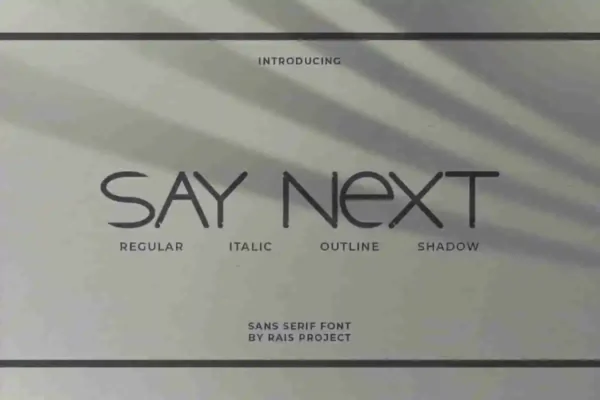 Say Next Sans Serif Font - Image 10