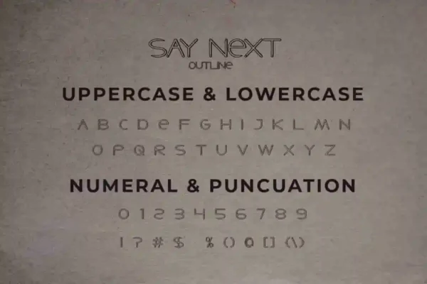 Say Next Sans Serif Font - Image 7