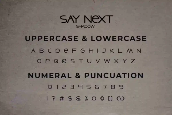 Say Next Sans Serif Font - Image 9