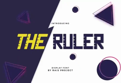 The Ruler Sans Serif Font