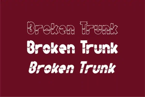 Broken Display Trunk Font - Image 11