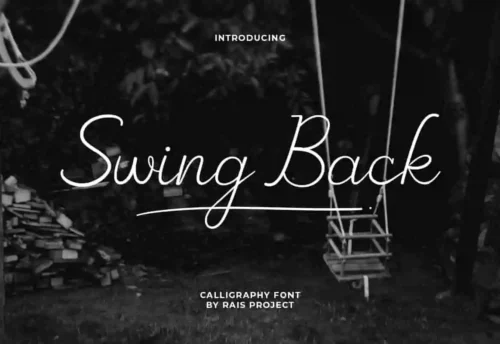 Swing Back Handwriting Font