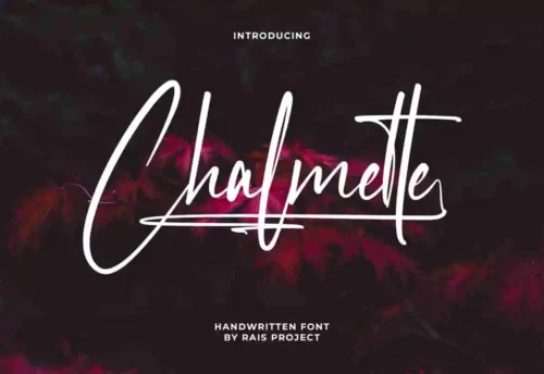 Chalmette Signature Font