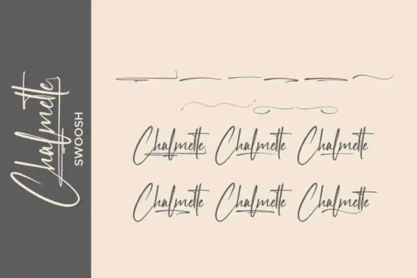 Chalmette Signature Font - Image 7