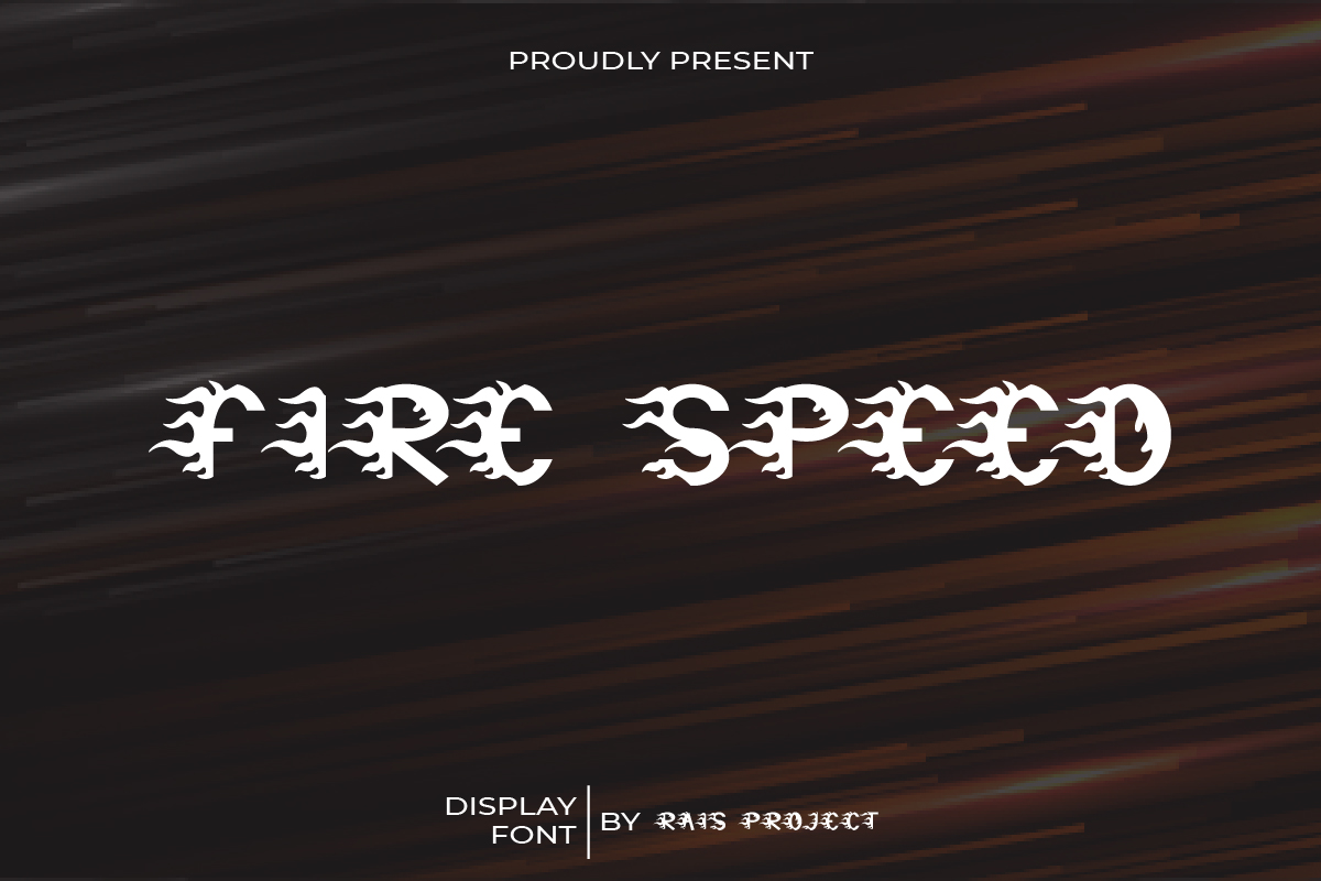 Speed Run Font by RaisProject · Creative Fabrica