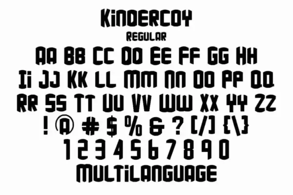Kindercoy Sans Serif Font - Image 10