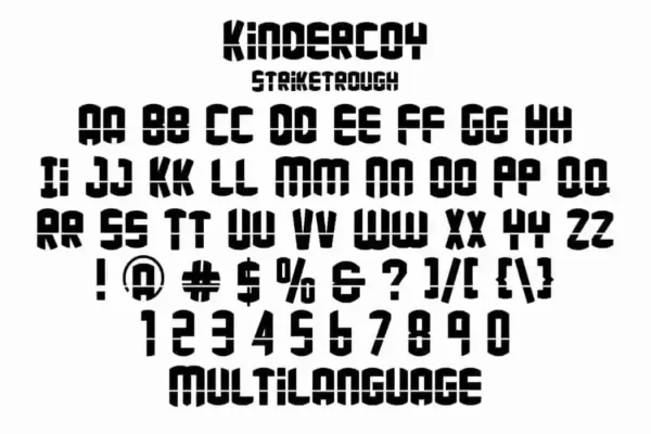 Kindercoy Sans Serif Font - Image 7