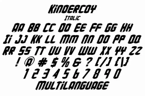 Kindercoy Sans Serif Font - Image 4