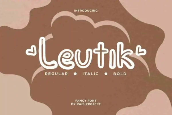 Leutik Cartoon Font - Image 12